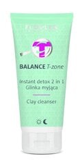 T-tsooni näomask Floslek Balance T-zone Instant Detox 2in1 125 ml цена и информация | Маски для лица, патчи для глаз | kaup24.ee