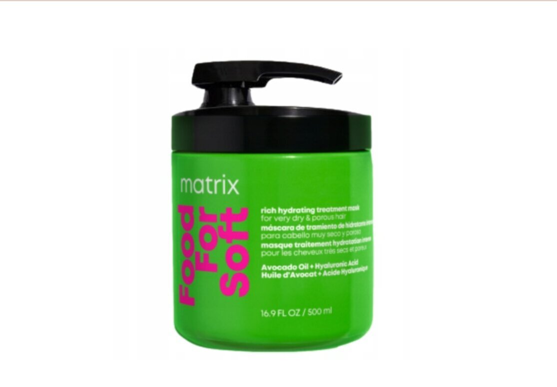 Niisutav juuksemask Matrix Food For Soft, 500 ml hind ja info | Maskid, õlid, seerumid | kaup24.ee