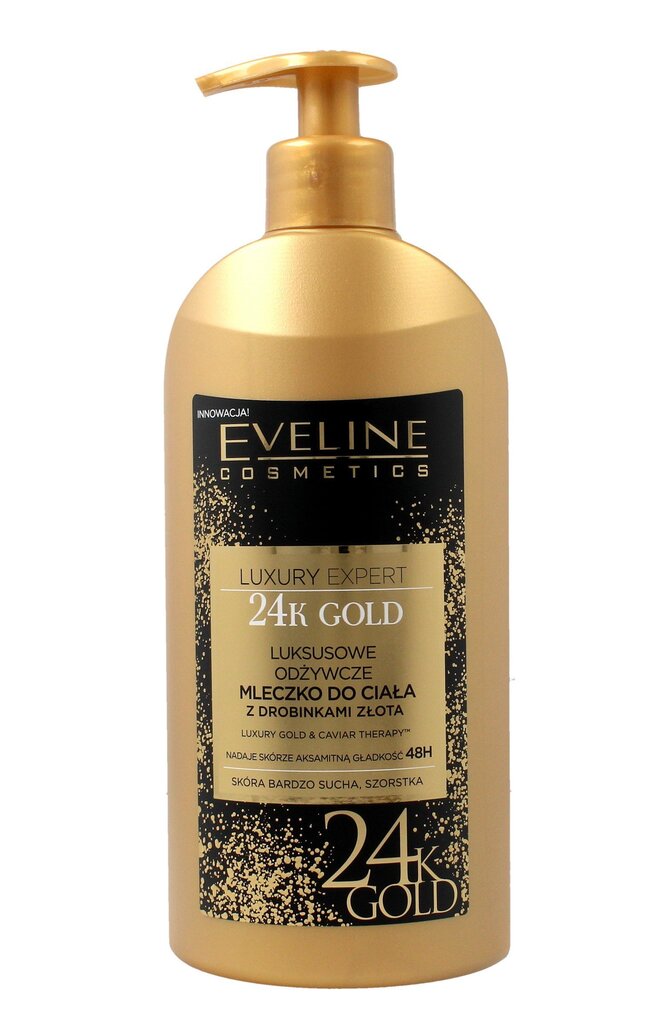 Ihupiim Eveline Luxury Expert 24K Gold 350 ml hind ja info | Kehakreemid, losjoonid | kaup24.ee