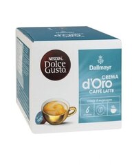 NESCAFE DOLCE GUSTO DALLMAYR Crema d'Oro Caffe Latte, 16 капсул. цена и информация | Кофе, какао | kaup24.ee