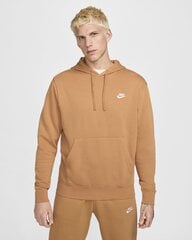 Мужской свитер Nike NSW CLUB HOODIE, коньячно-коричневый цвет цена и информация | Мужские толстовки | kaup24.ee