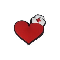 Резиновые булавки украшения для Crocs эмблема медицинский сердце патч с колпачком 41-13 цена и информация | Детские резиновые сабо | kaup24.ee