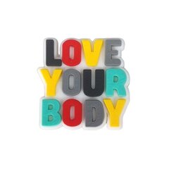 Crocs Резиновый значок для тренажерного зала Love Your Body 464-06 цена и информация | Детские резиновые сабо | kaup24.ee