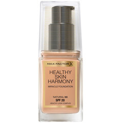 Jumestuskreem Max Factor Healthy Skin Harmony 50 Natural, 30 ml hind ja info | Jumestuskreemid, puudrid | kaup24.ee