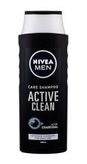 Шампунь для волос Nivea Men Active Clean для мужчин 400 мл цена и информация | Шампуни | kaup24.ee