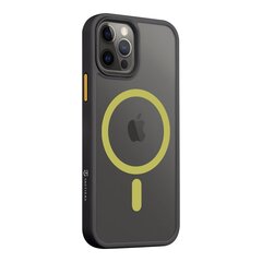 Tactical MagForce Hyperstealth 2.0 Cover for iPhone 12|12 Pro Black|Yellow цена и информация | Чехлы для телефонов | kaup24.ee