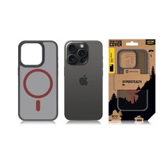 Tactical MagForce Hyperstealth 2.0 Cover for iPhone 15 Pro Black|Red цена и информация | Чехлы для телефонов | kaup24.ee