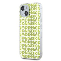 DKNY PC|TPU Repeat Pattern Case for iPhone 15 Yellow цена и информация | Чехлы для телефонов | kaup24.ee