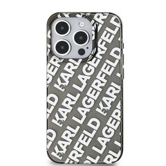 Karl Lagerfeld IML Electroplated Repeated Logo Case for iPhone 15 Pro Max Silver цена и информация | Чехлы для телефонов | kaup24.ee