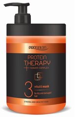 Juuksemask keratiini ja aaloeekstraktiga kuivadele ja kahjustatud juustele Chantal Prosalon Protein Therapy Keratin 3 Complex 1000 g цена и информация | Маски, масла, сыворотки | kaup24.ee