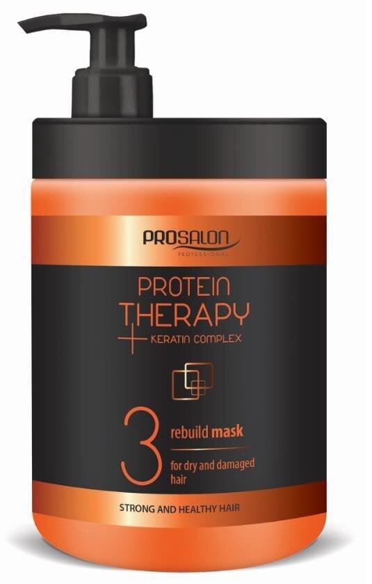 Juuksemask keratiini ja aaloeekstraktiga kuivadele ja kahjustatud juustele Chantal Prosalon Protein Therapy Keratin 3 Complex 1000 g цена и информация | Maskid, õlid, seerumid | kaup24.ee