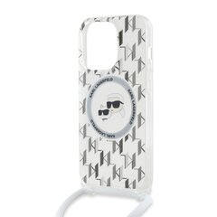 Karl Lagerfeld IML Monogram Crossbody K&CH Heads MagSafe Case for iPhone 13 Pro Max Transparent цена и информация | Чехлы для телефонов | kaup24.ee