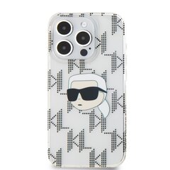 Karl Lagerfeld IML Electroplated Karl Head Case for iPhone 15 Pro Max Transparent цена и информация | Чехлы для телефонов | kaup24.ee