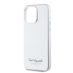 Karl Lagerfeld Grained PU Hotel RSG Case for iPhone 15 Pro Grey цена и информация | Чехлы для телефонов | kaup24.ee