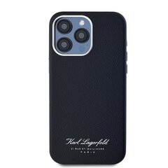 Karl Lagerfeld Grained PU Hotel RSG Case for iPhone 15 Pro Max Black цена и информация | Чехлы для телефонов | kaup24.ee