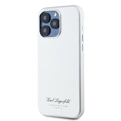 Karl Lagerfeld Grained PU Hotel RSG Case for iPhone 15 Pro Max Grey цена и информация | Чехлы для телефонов | kaup24.ee