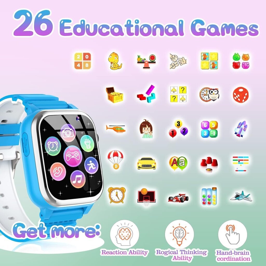 Jubunrer Smartwatch kids hind ja info | Nutikellad (smartwatch) | kaup24.ee