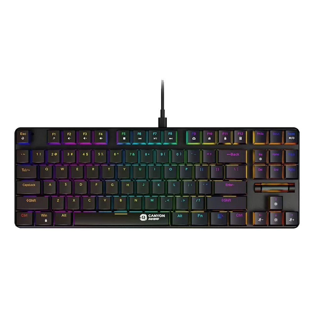 Canyon Cometstrike TKL GK-50, Black, US hind ja info | Klaviatuurid | kaup24.ee