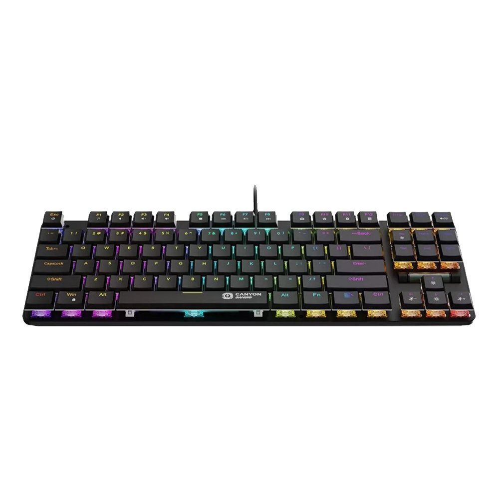 Canyon Cometstrike TKL GK-50, Black, US цена и информация | Klaviatuurid | kaup24.ee