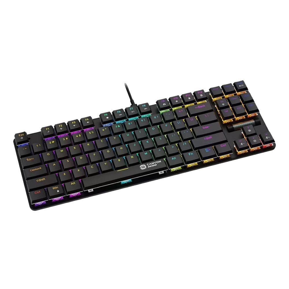 Canyon Cometstrike TKL GK-50, Black, US hind ja info | Klaviatuurid | kaup24.ee