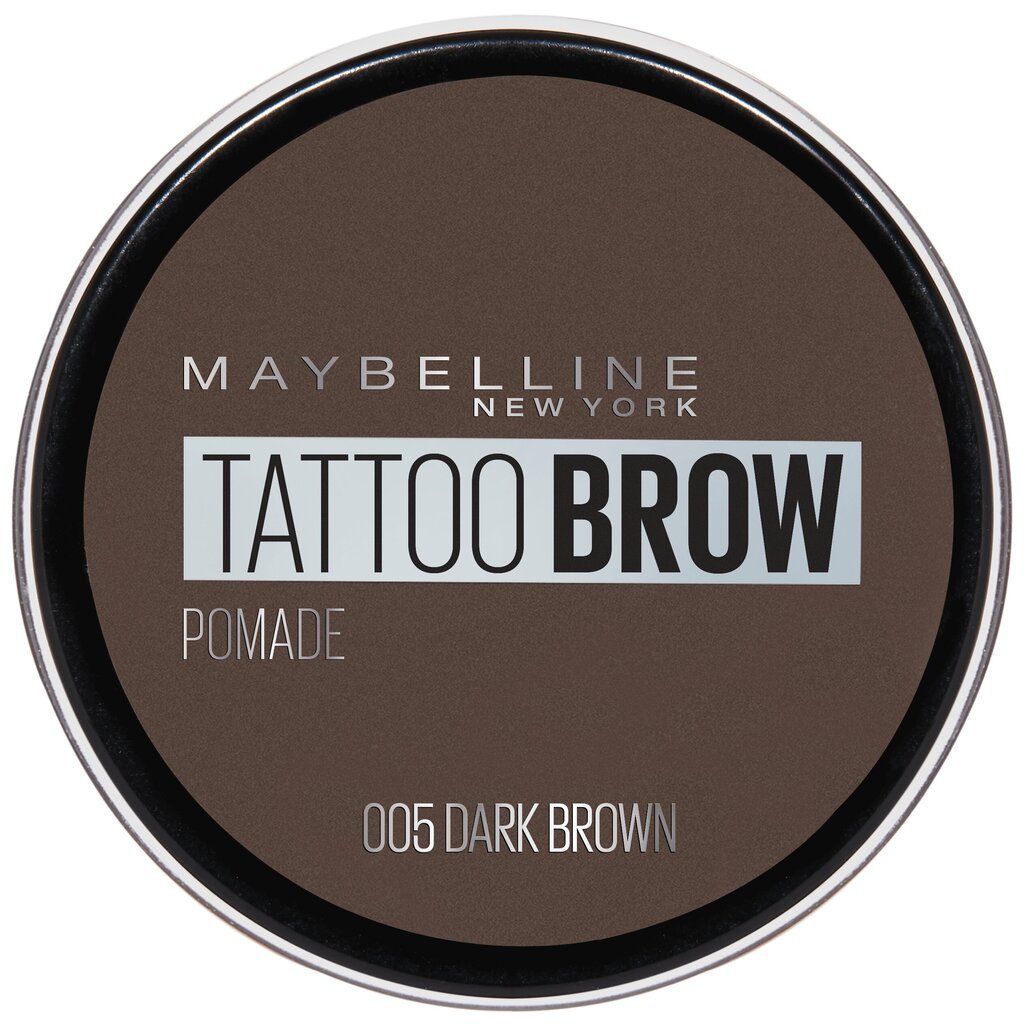 Kulmuvärv Maybelline New York Tattoo Brow 2 g, 05 Dark brown цена и информация | Kulmuvärvid, -pliiatsid | kaup24.ee