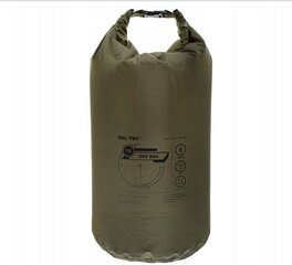 Водонепроницаемый мешок Mil-Tec Drybag 13л - Оливковый цена и информация | Непромокаемые мешки, чехлы, дождевики | kaup24.ee