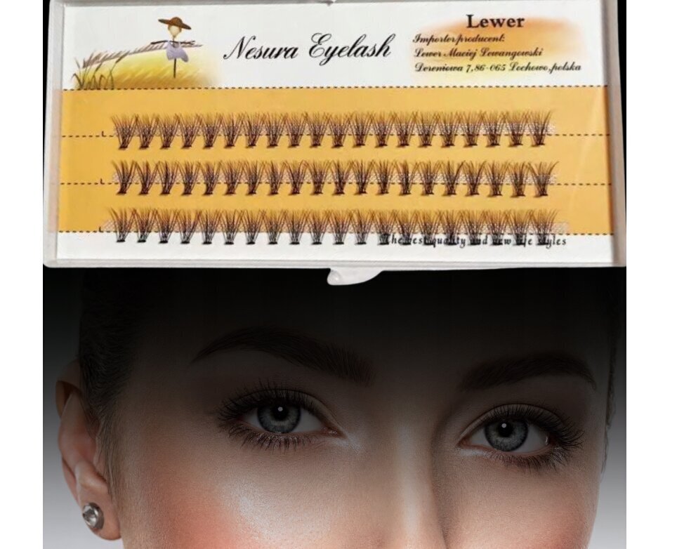 Ripsmed Lewer Eyelash Miami, 9 mm цена и информация | Kunstripsmed, ripsmekoolutajad | kaup24.ee