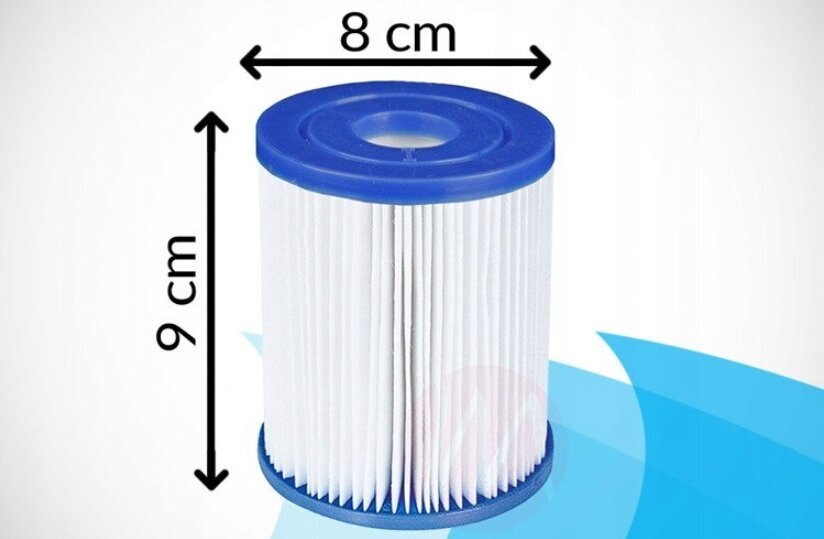 Basseinipump filter Bestway 58381 1 tüüp, 2tk цена и информация | Basseini puhastusvahendid | kaup24.ee