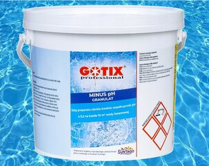 Vesi Ph Regulaator Graanulid Gotix 5 kg + Infoleht Gotix hind ja info | Basseini puhastusvahendid | kaup24.ee