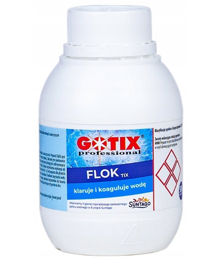 Vedel koagulant Gotix Professional 0,5 kg 0,5 l + Gotix infoleht hind ja info | Basseini puhastusvahendid | kaup24.ee