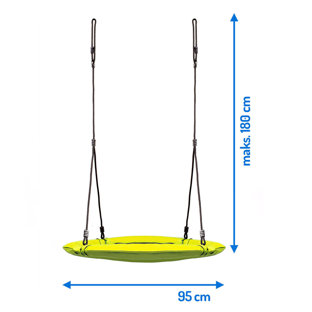 Kiik Swingo XXL, 95 cm, kollane цена и информация | Kiiged | kaup24.ee