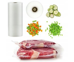 Пищевые вакуумные пакеты 28х600см цена и информация | Вакууматоры | kaup24.ee