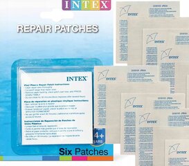 2× Parandusplaaster Intex 59631 + Gotixi infoleht цена и информация | треугольный насос для бассейна | kaup24.ee