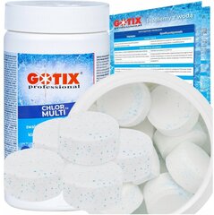 Kloori tabletid Gotix 1 kg 1 l + Infoleht Gotix hind ja info | Basseini puhastusvahendid | kaup24.ee