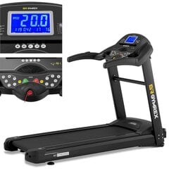 Professionaalne jooksulint kuni 120 kg, 12 programmi, LCD ekraan, 1837 W., Gymfrex MG-7711 hind ja info | Treeningpingid | kaup24.ee