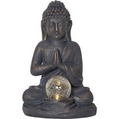 Päikesepaneeliga dekoratsioon Buddha hind ja info | Aia- ja õuevalgustid | kaup24.ee