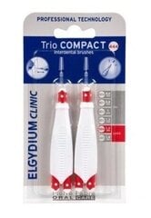 Электрическая зубная щетка Elgydium Clinic Trio Compact 444, упаковка из 2 шт., для межзубного очищения цена и информация | Для ухода за зубами | kaup24.ee