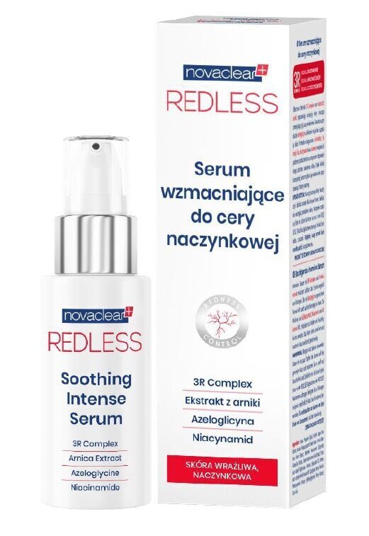 Novaclear, Redless seerumi tugevdamine tundlikule nahale, 30 ml цена и информация | Näoõlid, seerumid | kaup24.ee