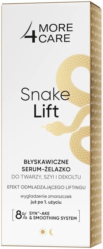 More 4 Care Snake Lift kiirseerum näo- ja kaelanaha silumiseks kortsudest sünteetiliste madu toksiinidega цена и информация | Näoõlid, seerumid | kaup24.ee