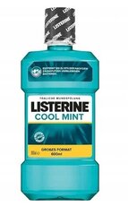 Listerine, Охлаждающая мята, Устной полости смывание, 600 мл цена и информация | Для ухода за зубами | kaup24.ee