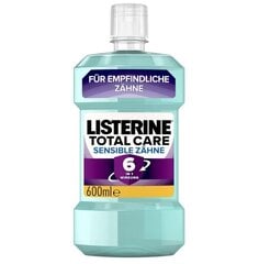 (EET) Suuloputusvedelik, Listerine Total Care, 600ml - Hoolitse oma suuhügieeni eest selle tõhusa tootega! hind ja info | Suuhügieen | kaup24.ee