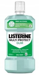 Многофункциональный ополаскиватель для полости рта Listerine Multi Protect Gum, Нежная мята, 500 мл цена и информация | Для ухода за зубами | kaup24.ee