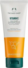 The Body Shop Vitamin C cleansing polish 100ml, kooriv puhastusvahend hind ja info | Näopuhastusvahendid | kaup24.ee