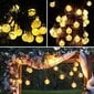 Solar Garden Garland 50x LED dekoratiivsed pallid 11.8m 3000K Warm GALLA2 LUMILED цена и информация | Aia- ja õuevalgustid | kaup24.ee