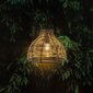 LED Solar Pendant Outdoor Garden Rattan Lamp 3000K IP44 VEXA LUMILED цена и информация | Aia- ja õuevalgustid | kaup24.ee