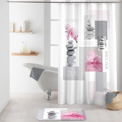 Занавеска для ванной из полиэстера Zenitude 180 x 200 см цена и информация | Аксессуары для ванной комнаты | kaup24.ee