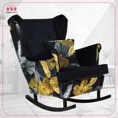 Ari Print Duo Skandinaavia kiiktool Family Furniture must veluur цена и информация | Кресла в гостиную | kaup24.ee