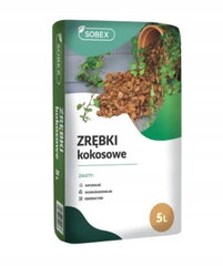 Kookospähklipuru fraktsioon 1,2-2,4 cm 5 l aias hind ja info | Muld, turvas, kompost | kaup24.ee