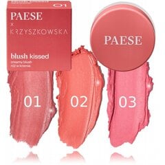 Кремовая румяна Paese Blush Kissed 01, 4 г цена и информация | Бронзеры (бронзаторы), румяна | kaup24.ee