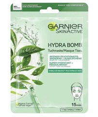 Гидро-бомба Garnier Skin Active для лица, маска в тканевом пакете, 28 г цена и информация | Маски для лица, патчи для глаз | kaup24.ee